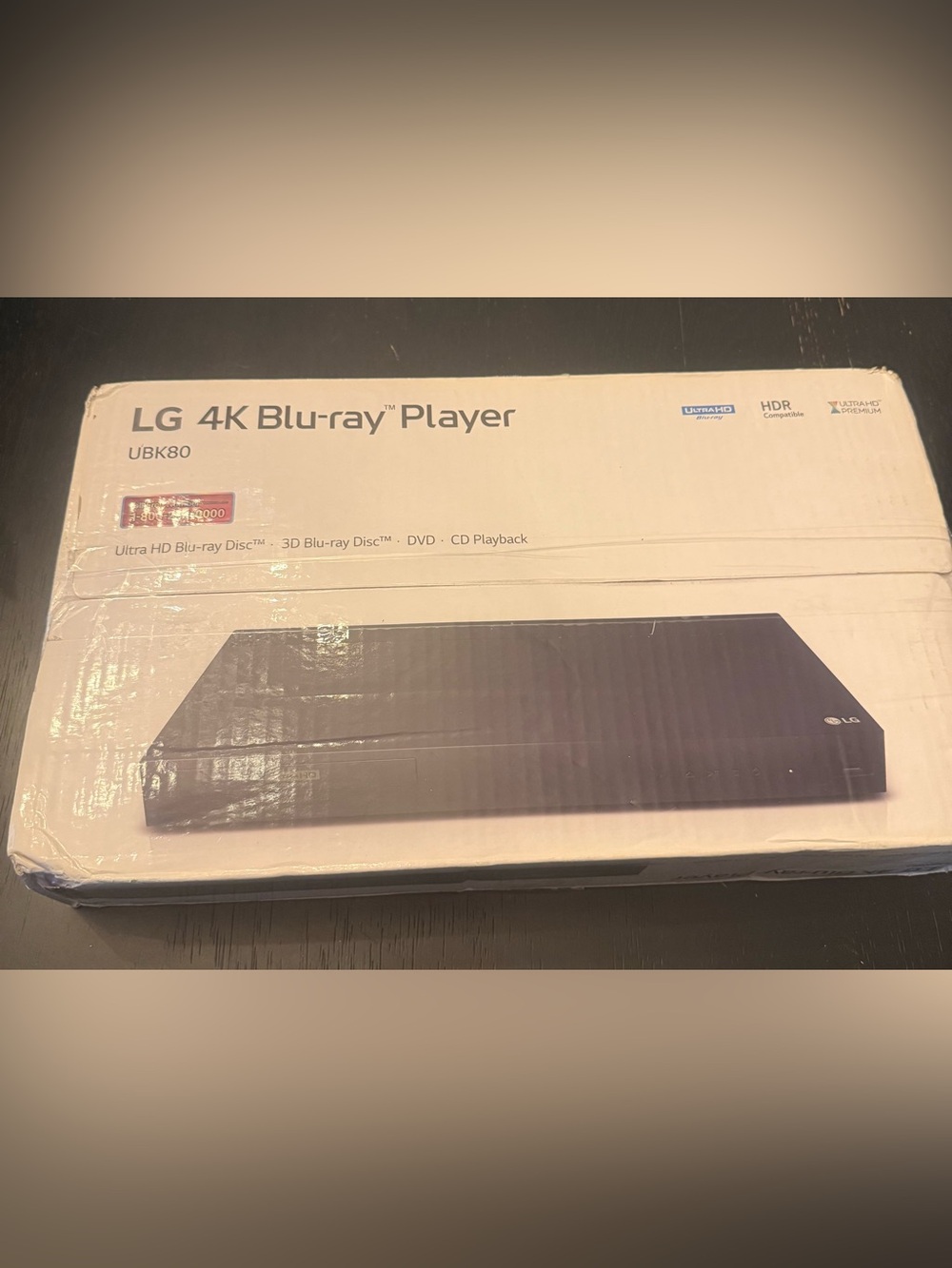 LG 4K Blu-ray Player UBK80